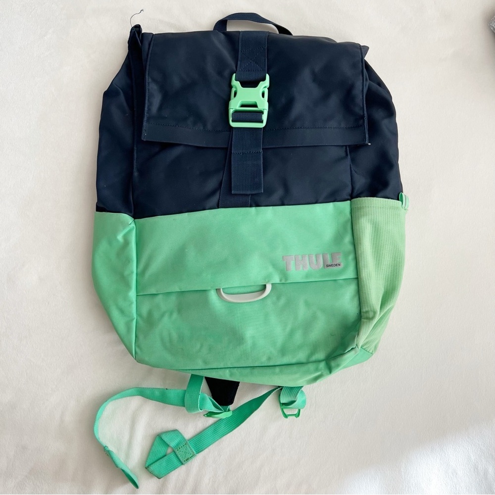 Thule Black and Green Backpack
